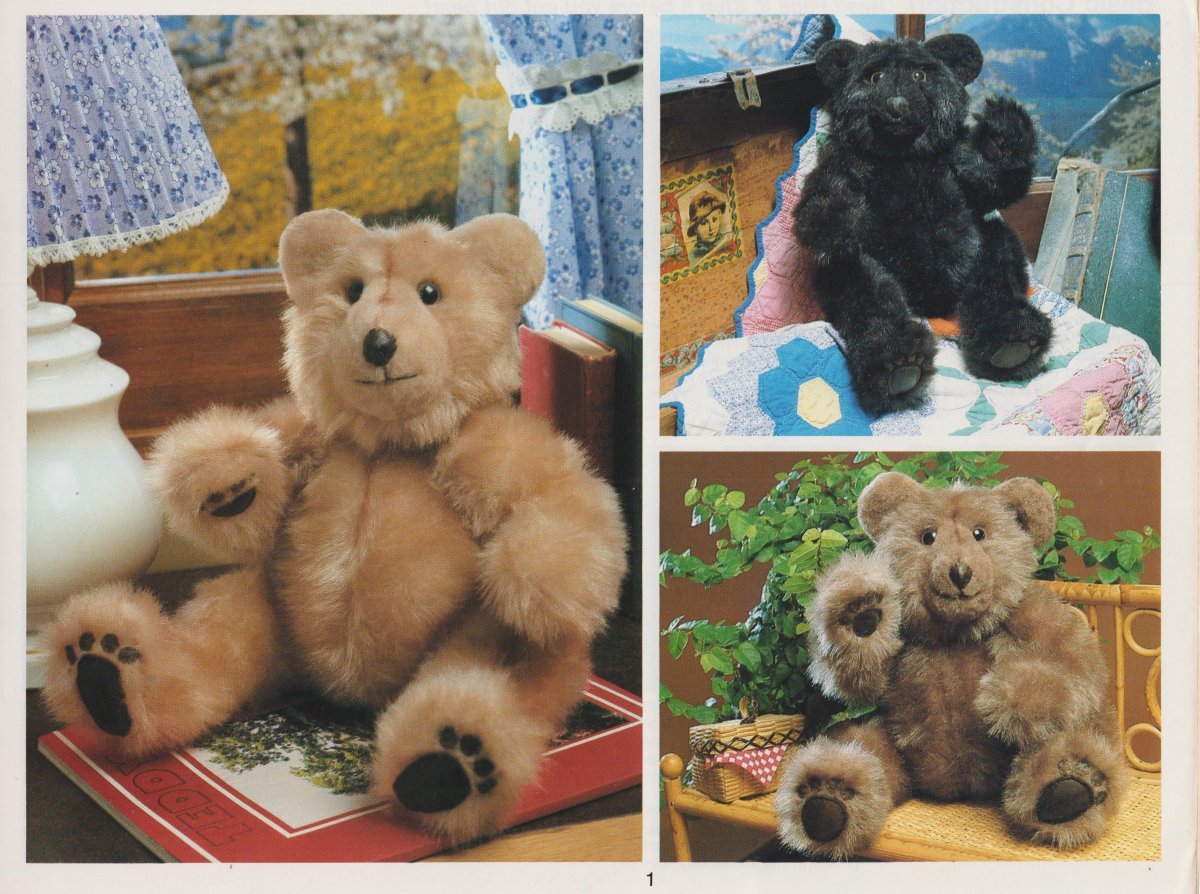 COLLECTABLE TEDDY BEARS (PATTERNS FOR TEDDY BEAR CRAFTING)