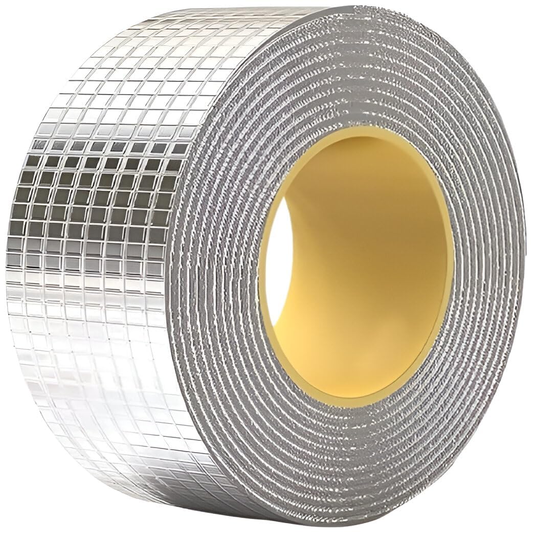 AARU BHAKTI ENTERPRISE ABE L Repair Waterproof for Pipe Roof Water Solution Aluminium Foil Waterproof Adhesive Sealing Butyl Rubber Tape for 2 INCH