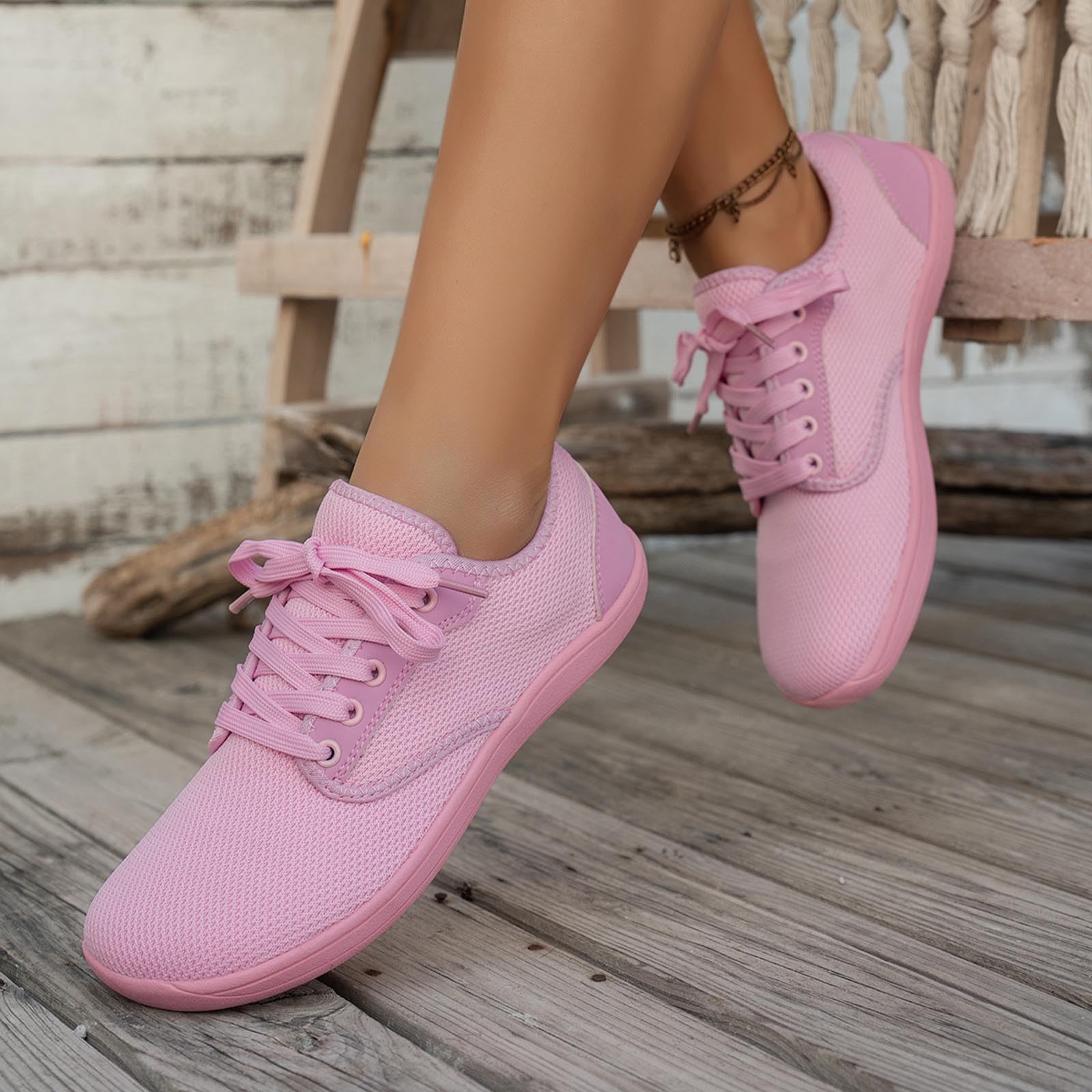 Zapatillas Casuales Ultimate Wide Fit con Plantilla Suave para Mayor Comodidad Diaria. Zapatillas Bajas Planas Transpirables para Uso Diario.