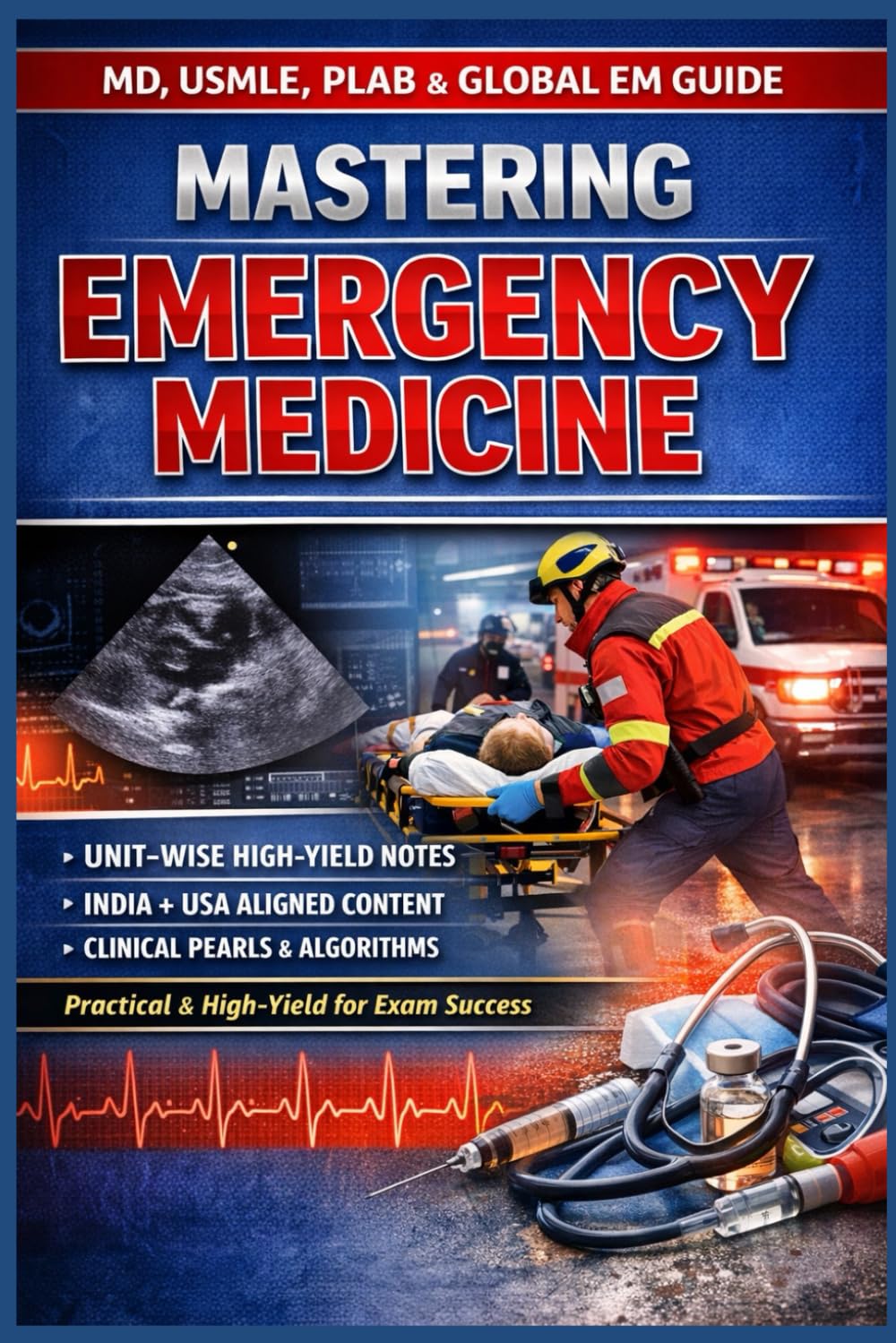 MASTERING EMERGENCY MEDICINE: A High-Yield, Unit-Wise Textbook for MD, USMLE, PLAB & Global Emergency Care