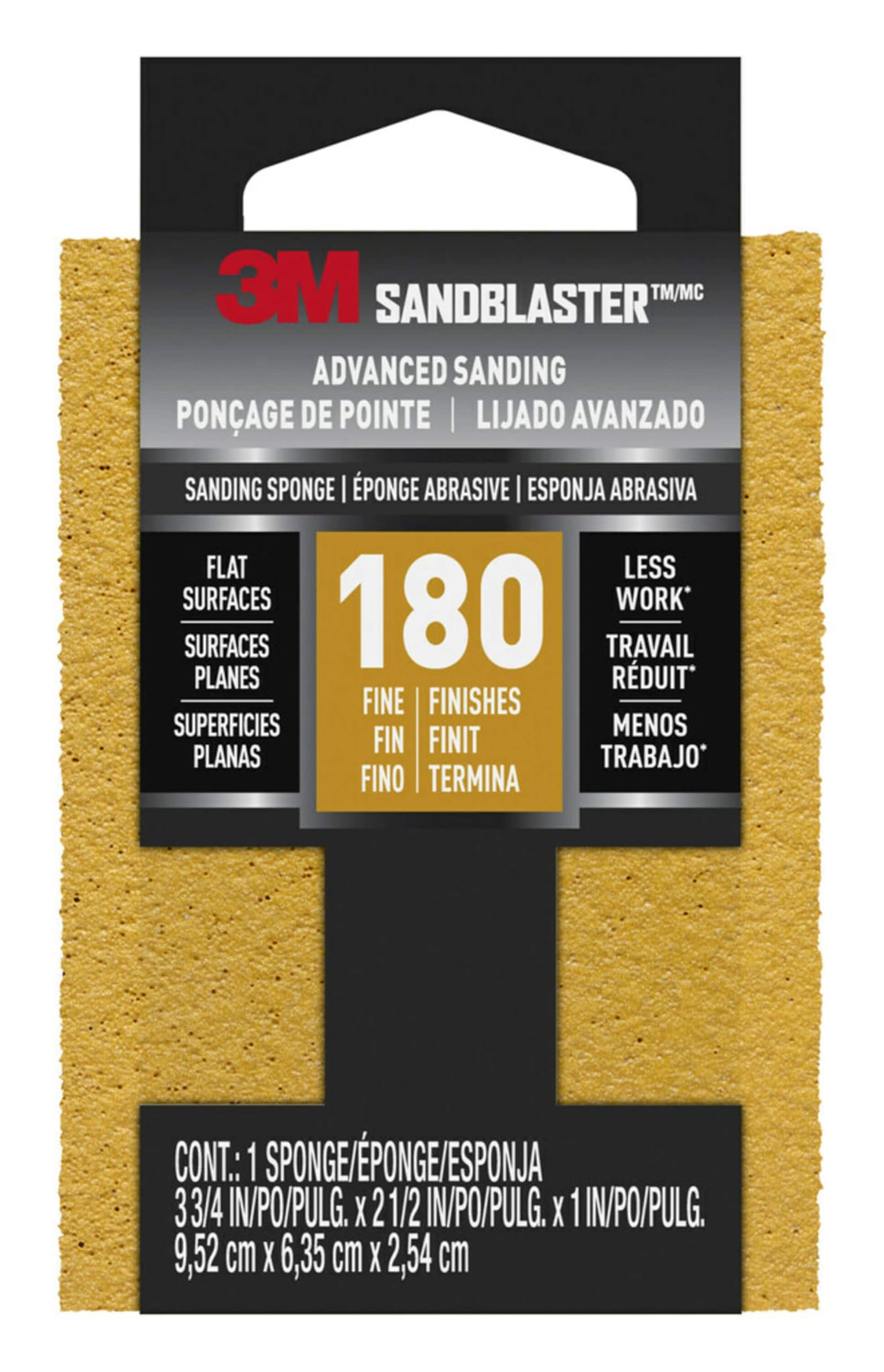 20907-180 Sand Blaster Sanding Sponges, 2.5 by 3.75 by 1-Inch