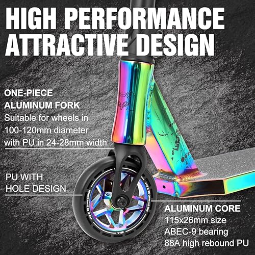 Miniatura 4 de Patinetes de trucos para adolescentes de 12 años en adelante