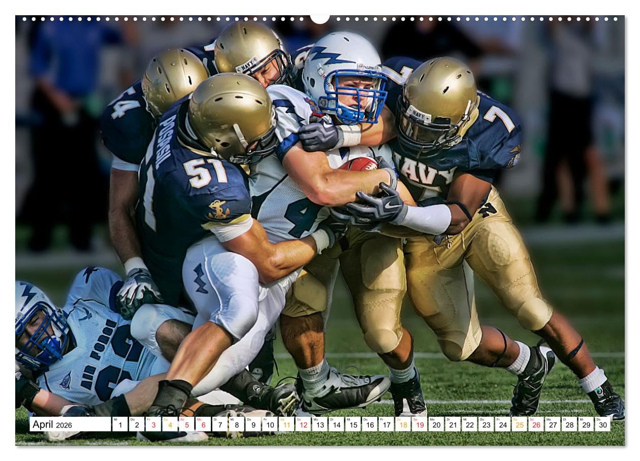 American Football - mein Sport (Wandkalender 2026 DIN A2 quer), CALVENDO Monatskalender: American Football, faszinierender Teamsport. (CALVENDO Sport)