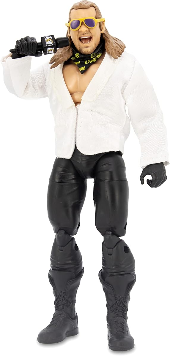 All Elite Wrestling Unrivaled Collection Chris Jericho Gear Pack - 6.5-Inch AEW Action Figure - Series 5 - Amazon Exclusive
