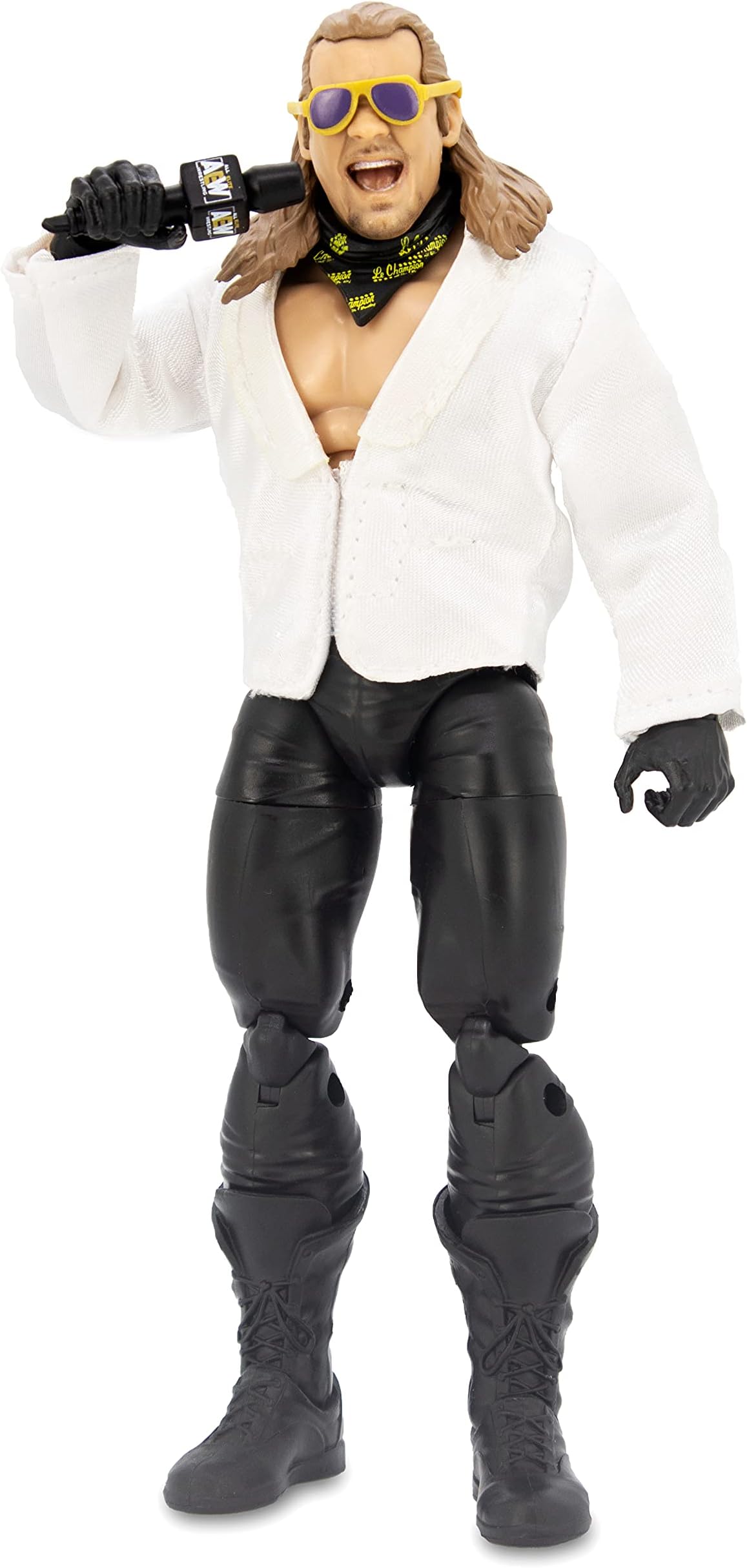 All Elite Wrestling Unrivaled Collection Chris Jericho Gear Pack - 6.5-Inch AEW Action Figure - Series 5 - Amazon Exclusive