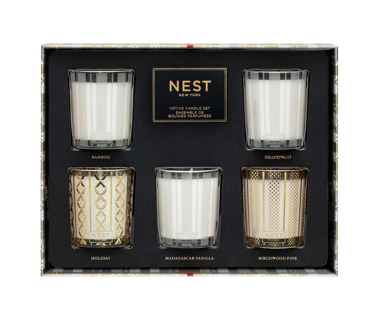 Festive 5-Piece Votive Set