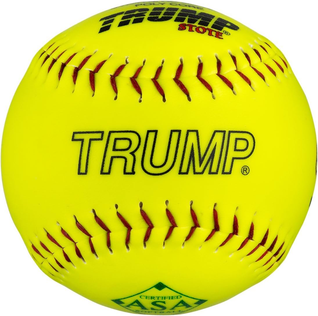 Trump Stote 1 Dozen ASA 12" Softballs - 52cor/.300 Compression (AK-RP-ASA-Y) 12 Balls