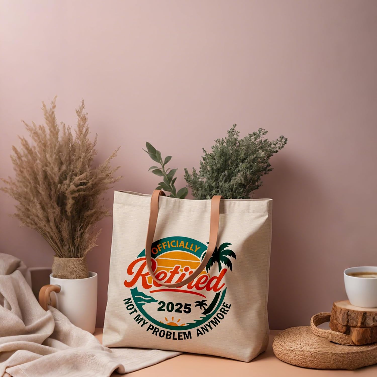 Retirement Gifts for Women 2025,Cool Retirement Gifts for Woman-Funny Retired Gift for Women From Coworker, Friend, Family-Retired 2025 Tote Bag - Image 7