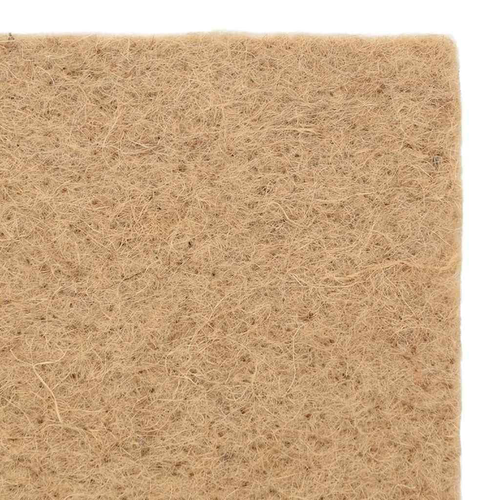 Mata dla gryzoni z konopi, 0,5 x 5 m, grubość 5 mm, 100% naturalna, możliwość przycięcia, do klatek dla małych zwierząt i pudełek transportowych, wiąże wilgoć, bezzapachowa