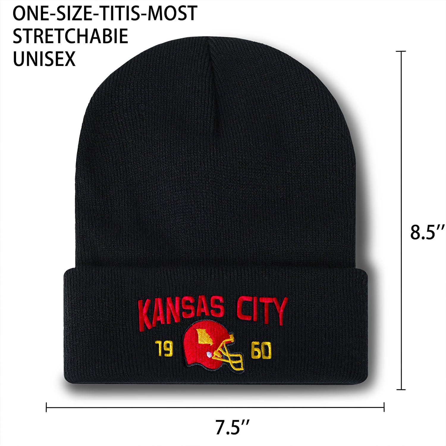 Sport Beanie for Men Women Apparel Gifts Costume Embroidered Beanie Gift for Men - Image 4