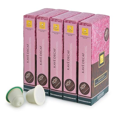 Filicori Zecchini Nespresso - Cápsulas biodegradables biodegradables - 50 cápsulas de espresso para cerveceros Nespresso OriginalLine - Alternativa