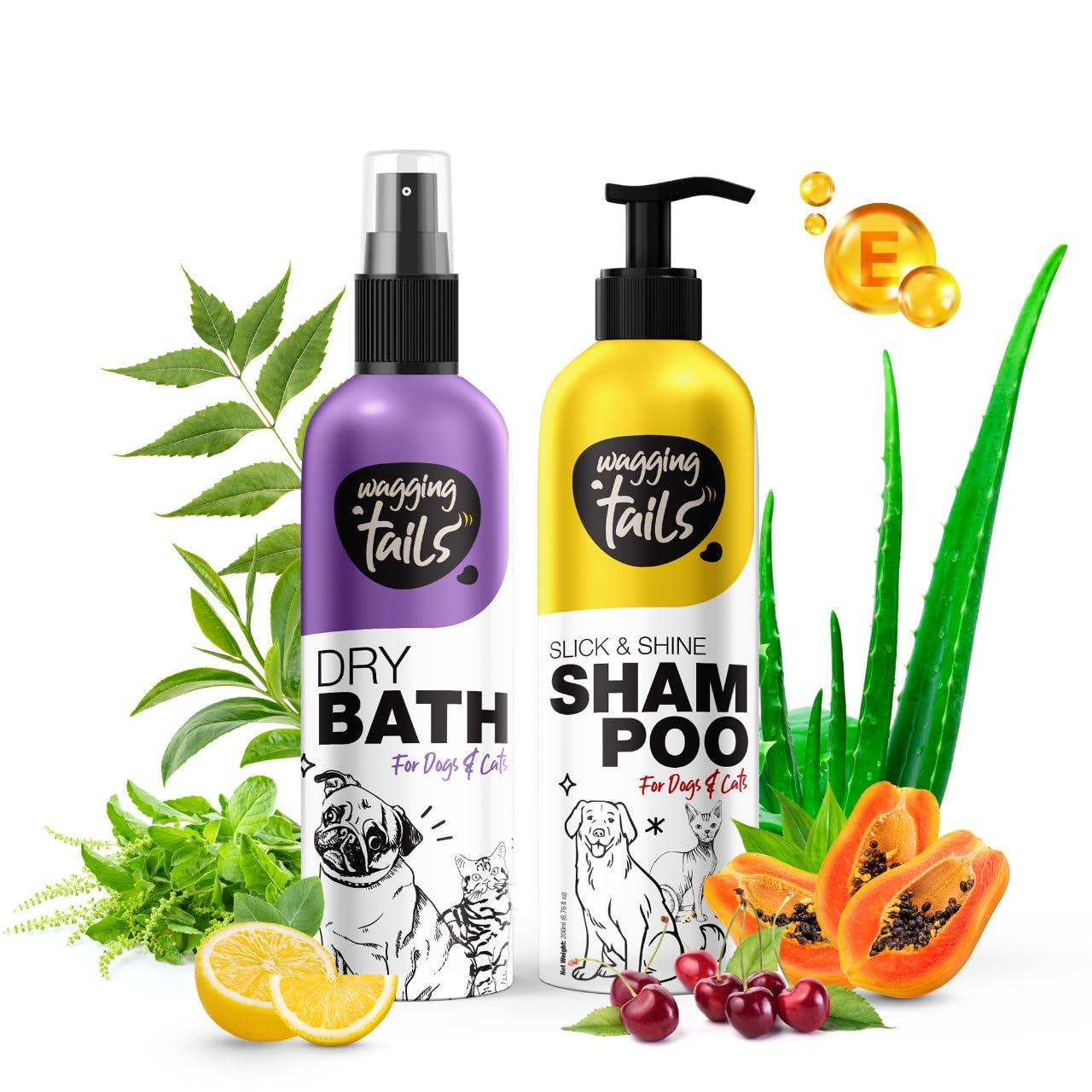 See full amazon price history chart for Wagging Tails 2 in 1 Bathing Combo for Pets| Slick & Shine Pet Shampoo 200ml + Dry Bath Waterless Shampoo 200ml |with Deep Cleansing for Grooming and Bathing |Easy to Use When Travelling with Pet Wagging Tails 2 in 1 Bathing Combo for Pets| Slick & Shine Pet Shampoo 200ml + Dry Bath Waterless Shampoo 200ml |with Deep Cleansing for Grooming and Bathing |Easy to Use When Travelling with Pet (B0C16ZX2W5) Amazon Price History, Amazon Price Tracker