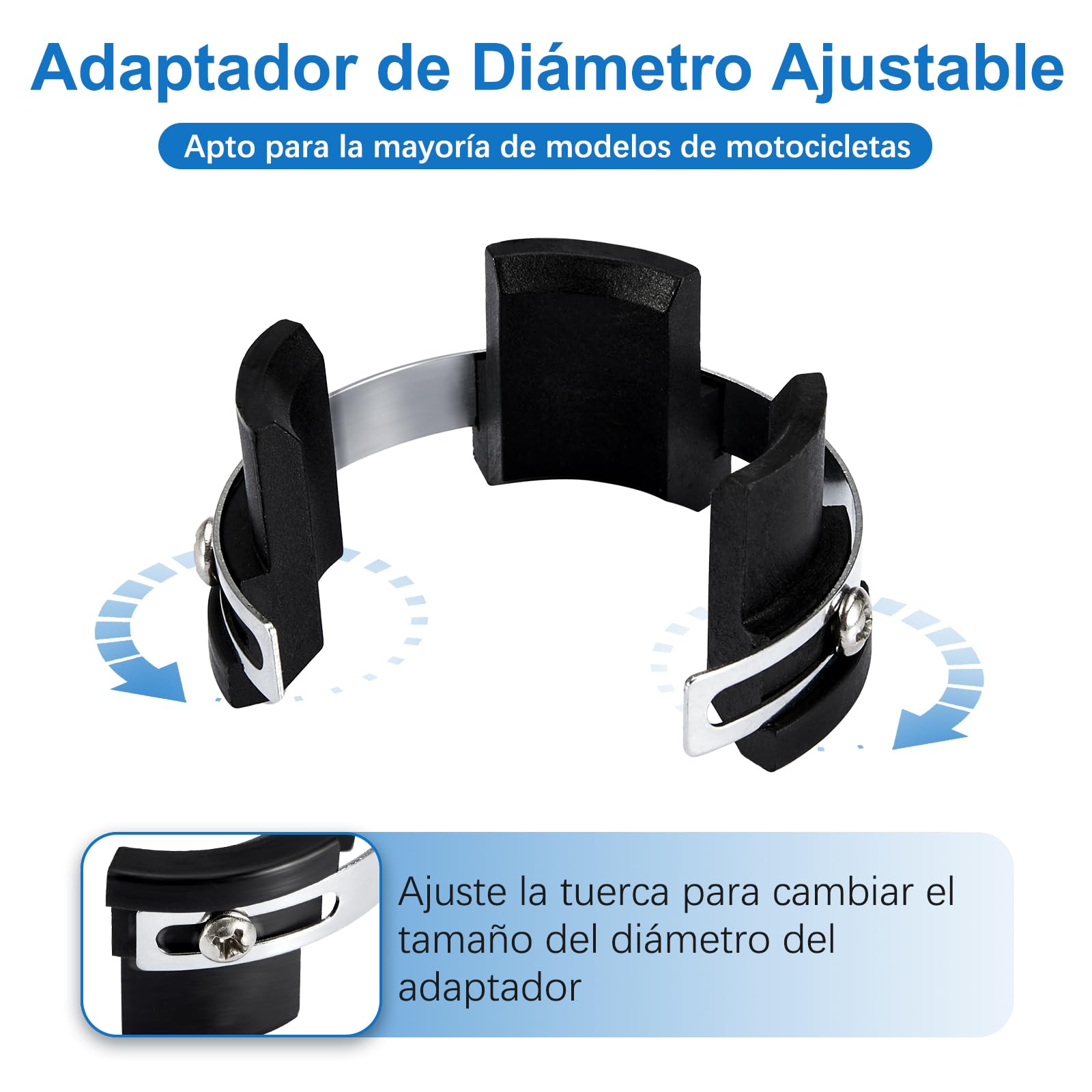 Fork Seal Driver 30-45 mm, Retenes Horquilla Moto de Acero al Carbono con 2 Anillos de Sellado