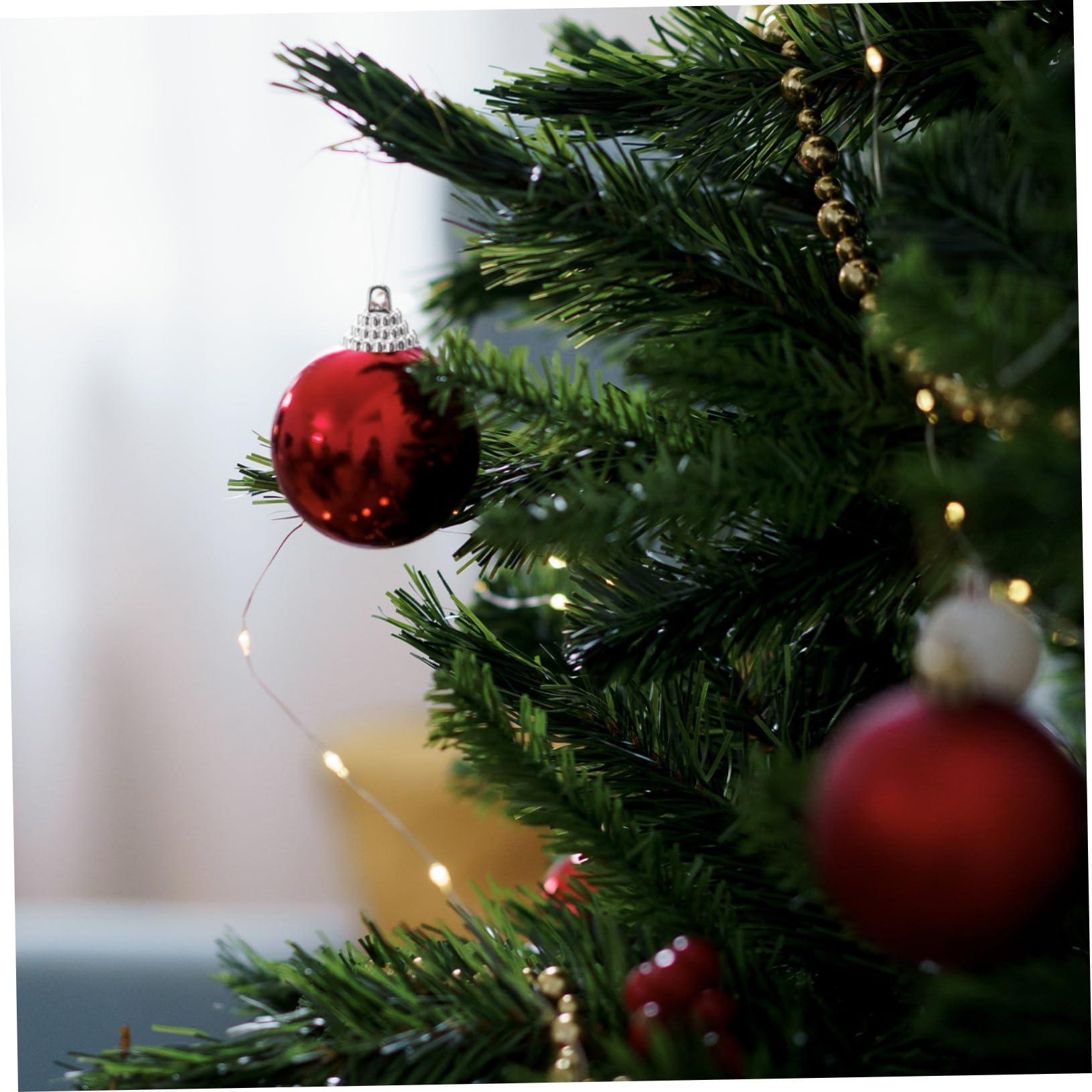 Tapas Plásticas para Bolas de Navidad DIY Repuestos Creativos para Adornos Colgantes Capuchones para Bolas de Árbol Navideño Decoración Festiva