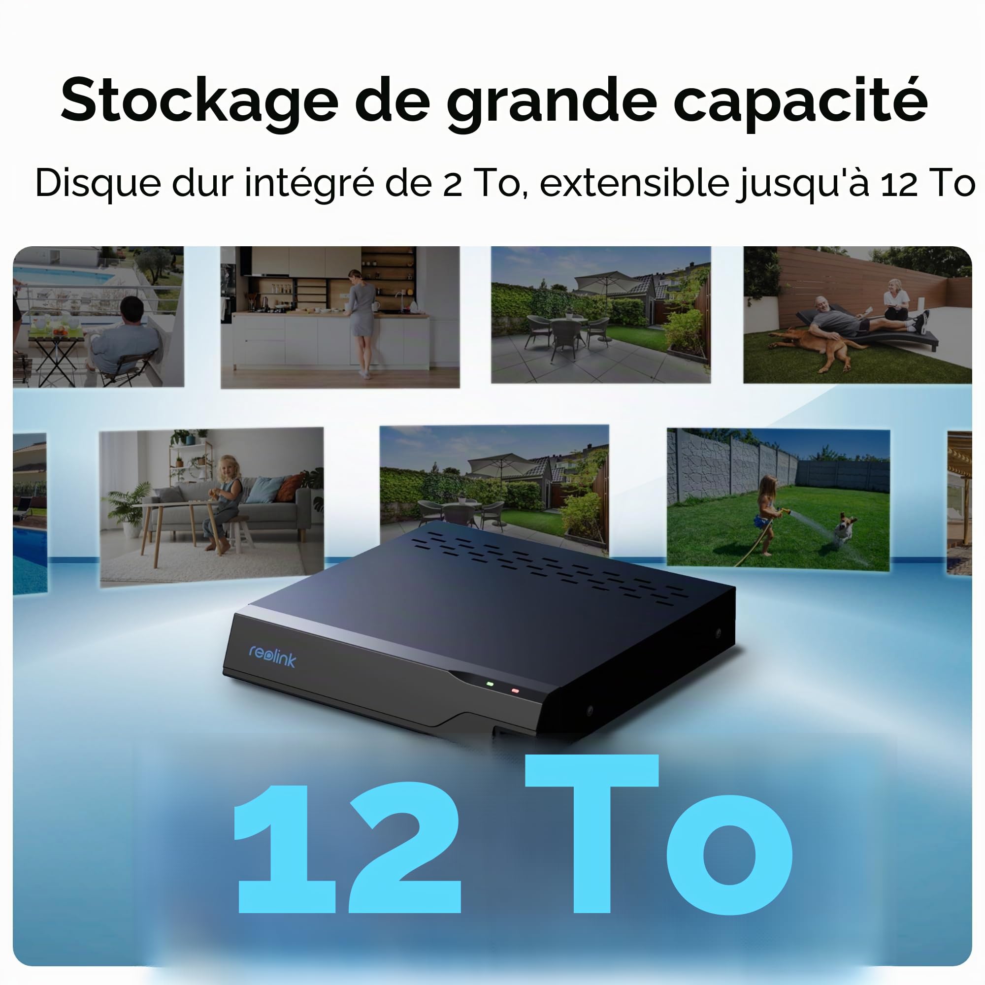 Reolink Enregistreur vidéo réseau RLN-8-410-2TB 2 to