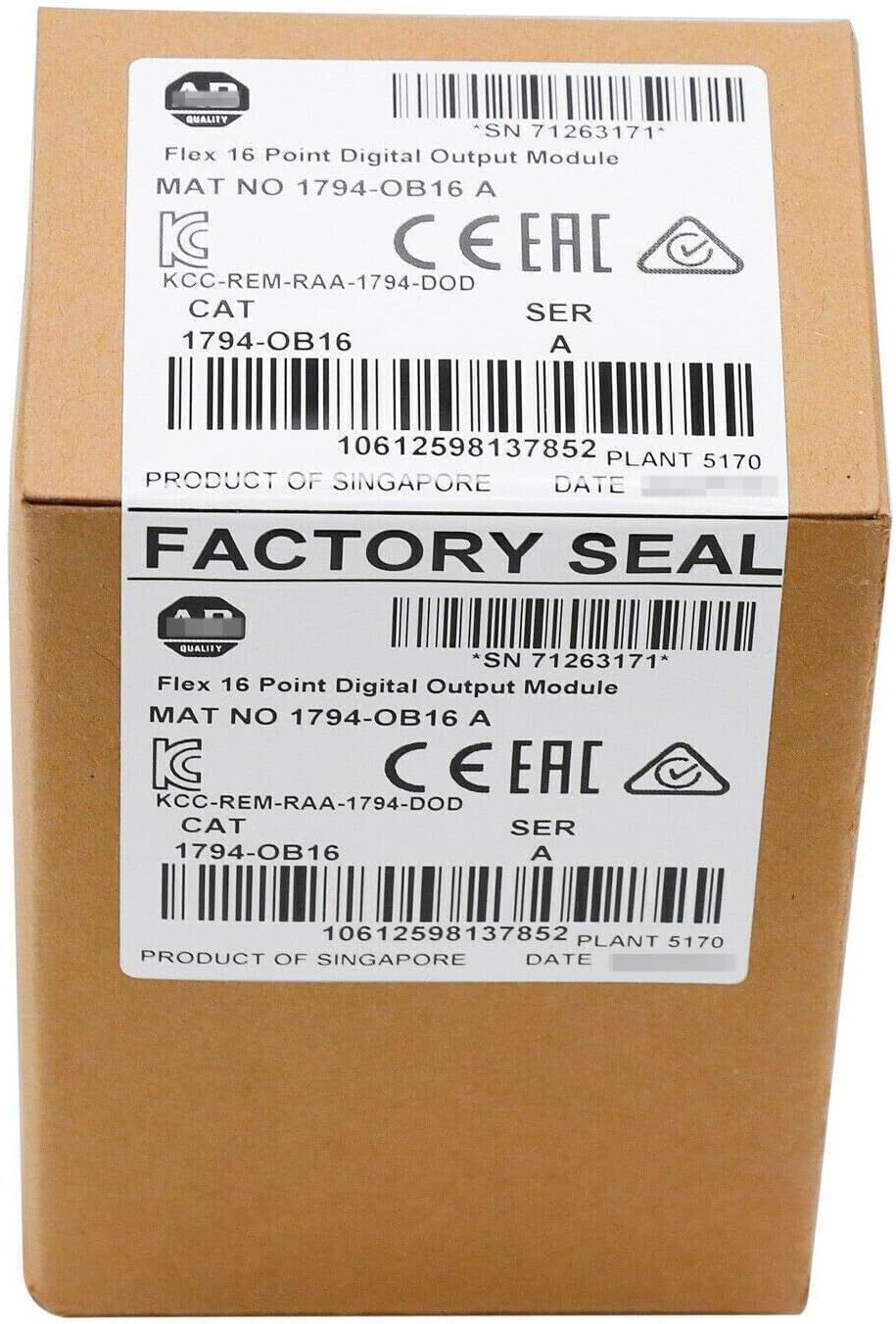 YNPPLGTJC 1794-OB16 I/O Output Module 1794OB16 Sealed in Box 1 Year Warranty