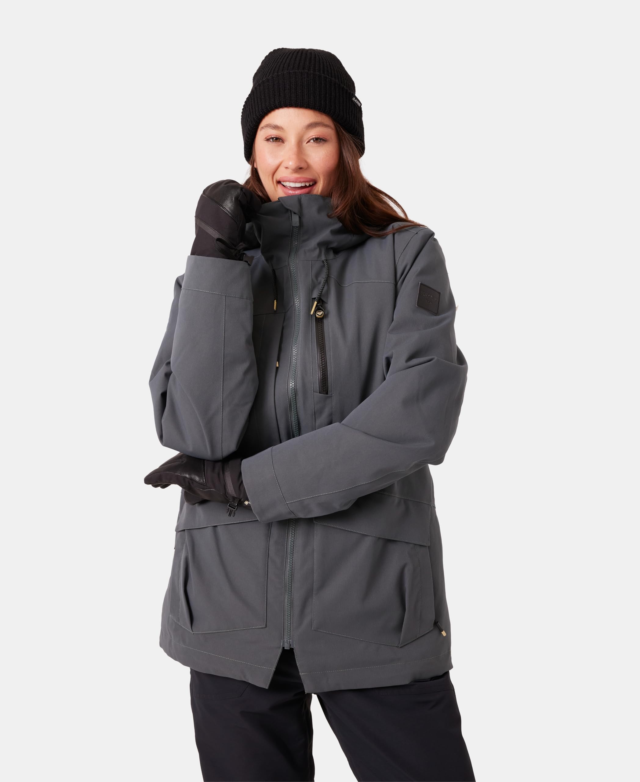Roxy Damen Incline Parka Jacket – 15k Waterproof, Insulated, Pfas-free, Hydrosmart Collar Schneejacken (1er Pack)