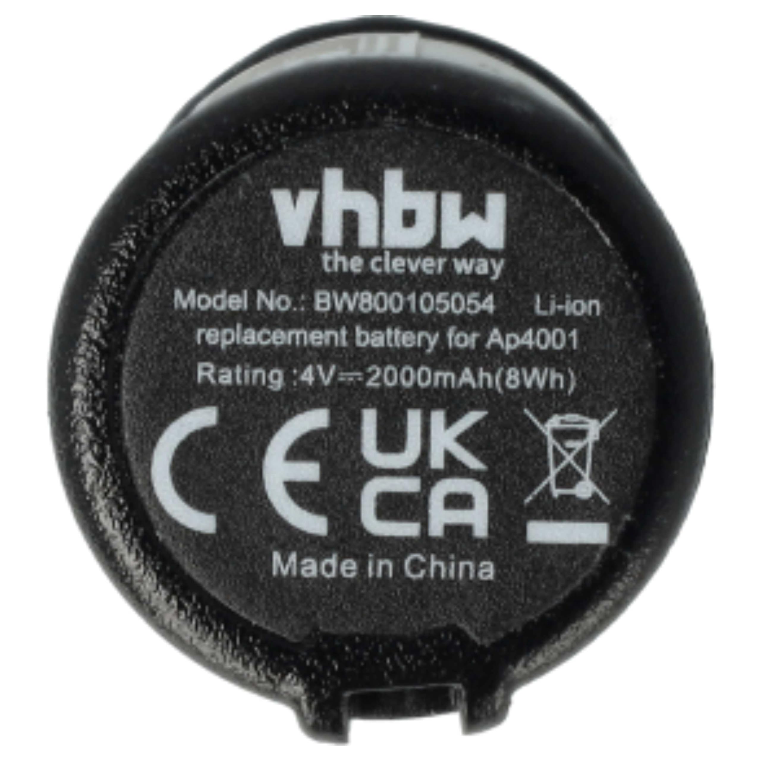 vhbw 2X Batterie Remplacement pour Ryobi AP4001