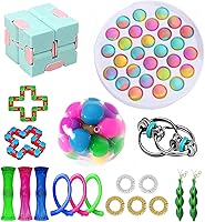 Vista 1 de WOAILUO - Conjunto de 25 juguetes sensoriales para ansiedad (21 unidades C)