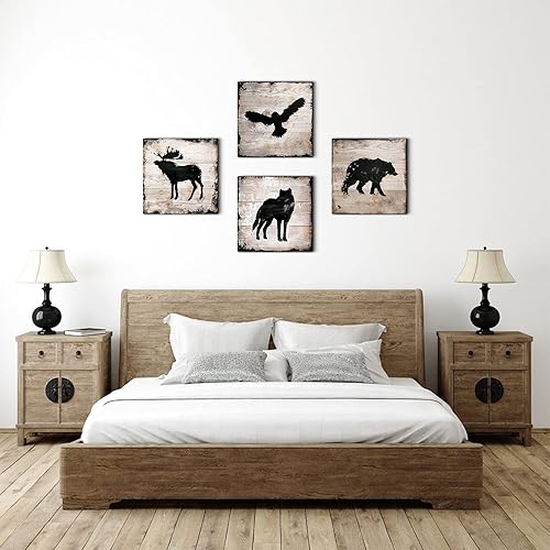 Miniatura 23 de Lienzo decorativo en blanco y negro para pared, decoración de dormitorio, paisajes de ciudades rojas, impresiones, obras de arte modernas para sala