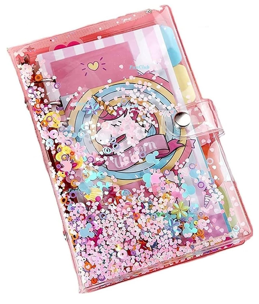 FunClub Unicorn Diary for Girls Unicorn Notebook for Girl Unicorn kit for girl Unicorn return gifts for Girls Diary for Kids Diary Notepad Fancy Diary for Girls Glitter diary Office Diary Unicorn gift (B0D2S7T4MS) Amazon Price History, Amazon Price Tracker