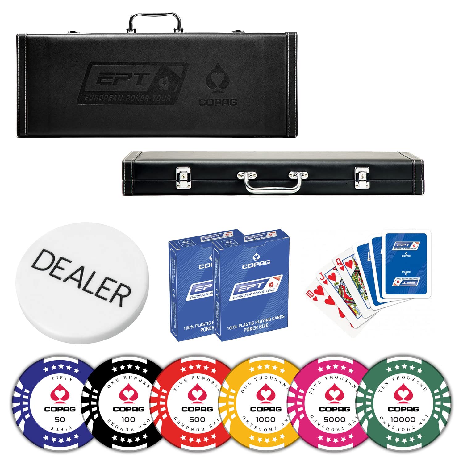 Copag Texas Holdem Poker Set Series-II 500 Pcs Casino Chips