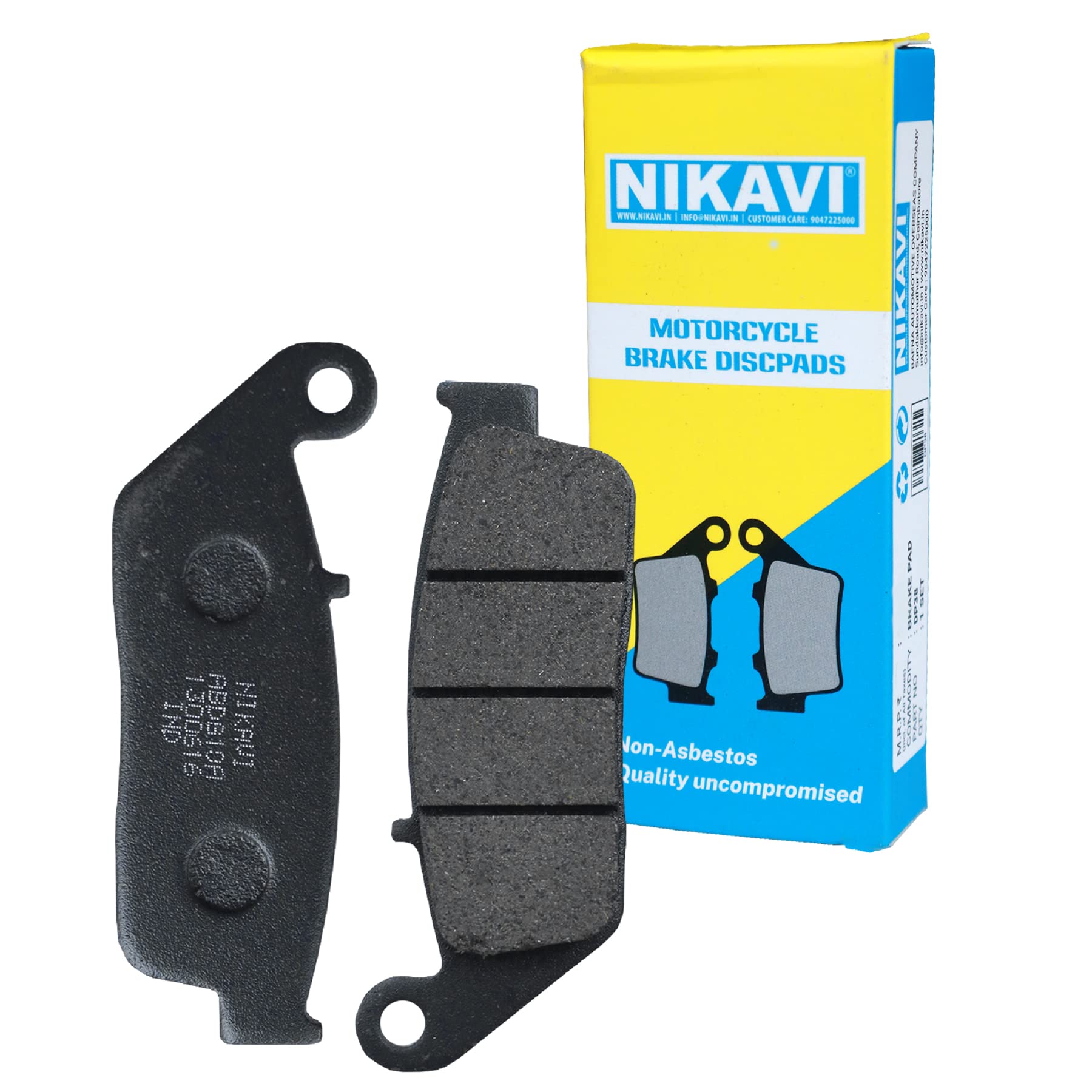 NIKAVI DP38 Front Brake Disc Pad Compatible for Honda Highness (Front) - Image 6 thumbnail