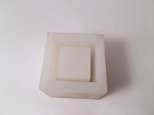 Miniatura 2 de Silicone mold 2" Small Cube Tray Storage Box Jewelry Box Geometric Mould Cast Concrete Plaster Succulent Candle Holder Square