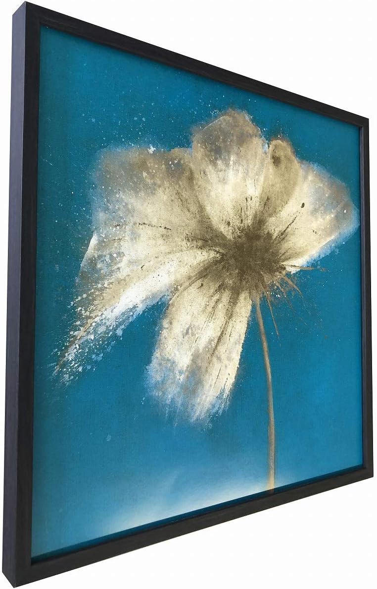 Mikosha IEF-61658 Emma Forrester Art Frame, Plants, Flowers, Blue, 19.7 x 19.7 inches (50 x 50 cm)