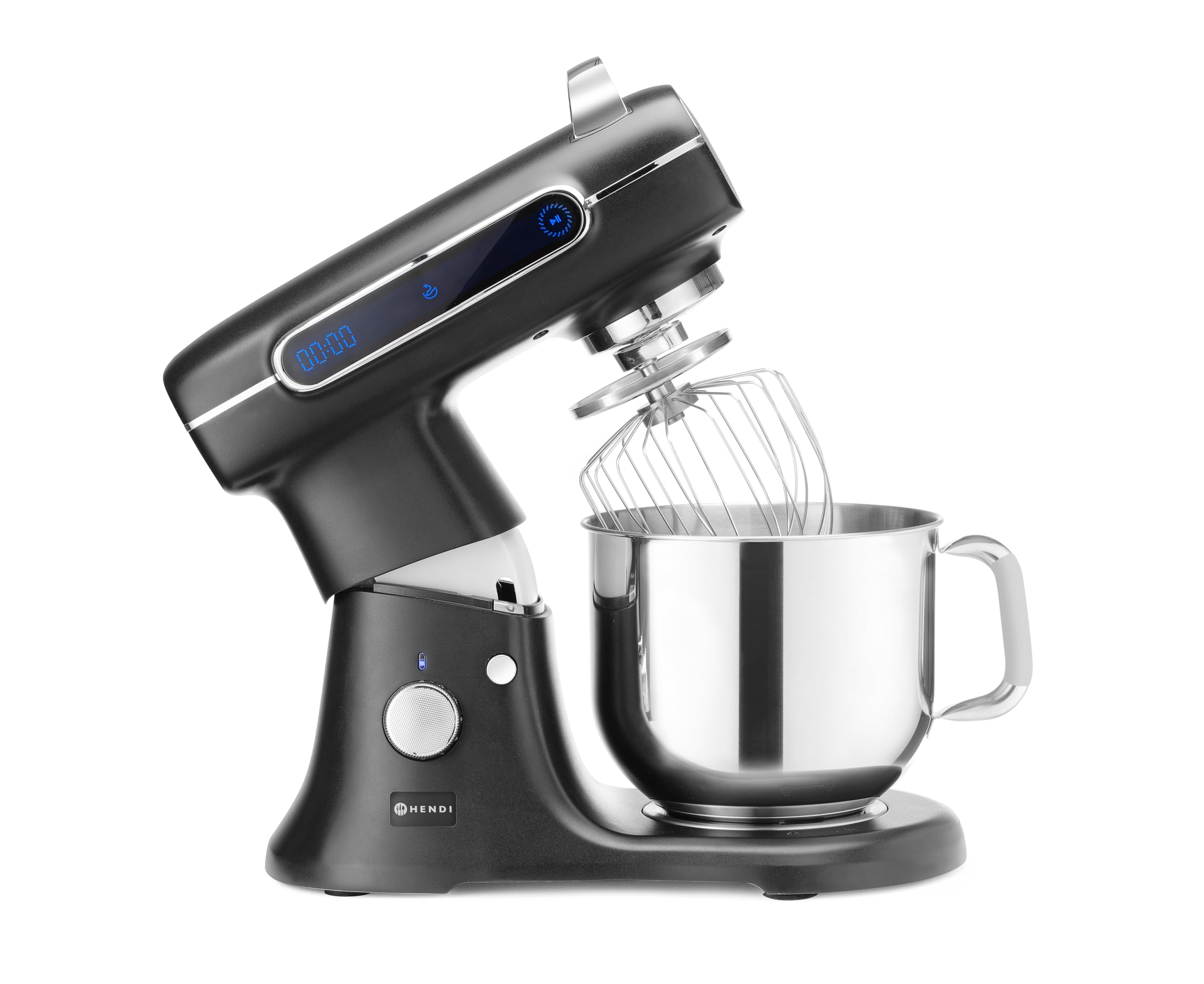 MBH - Amasadora batidora profesional 7 litros para hostelería. Mezcladora planetaria industrial 1500W digital para pastelería y restauración.