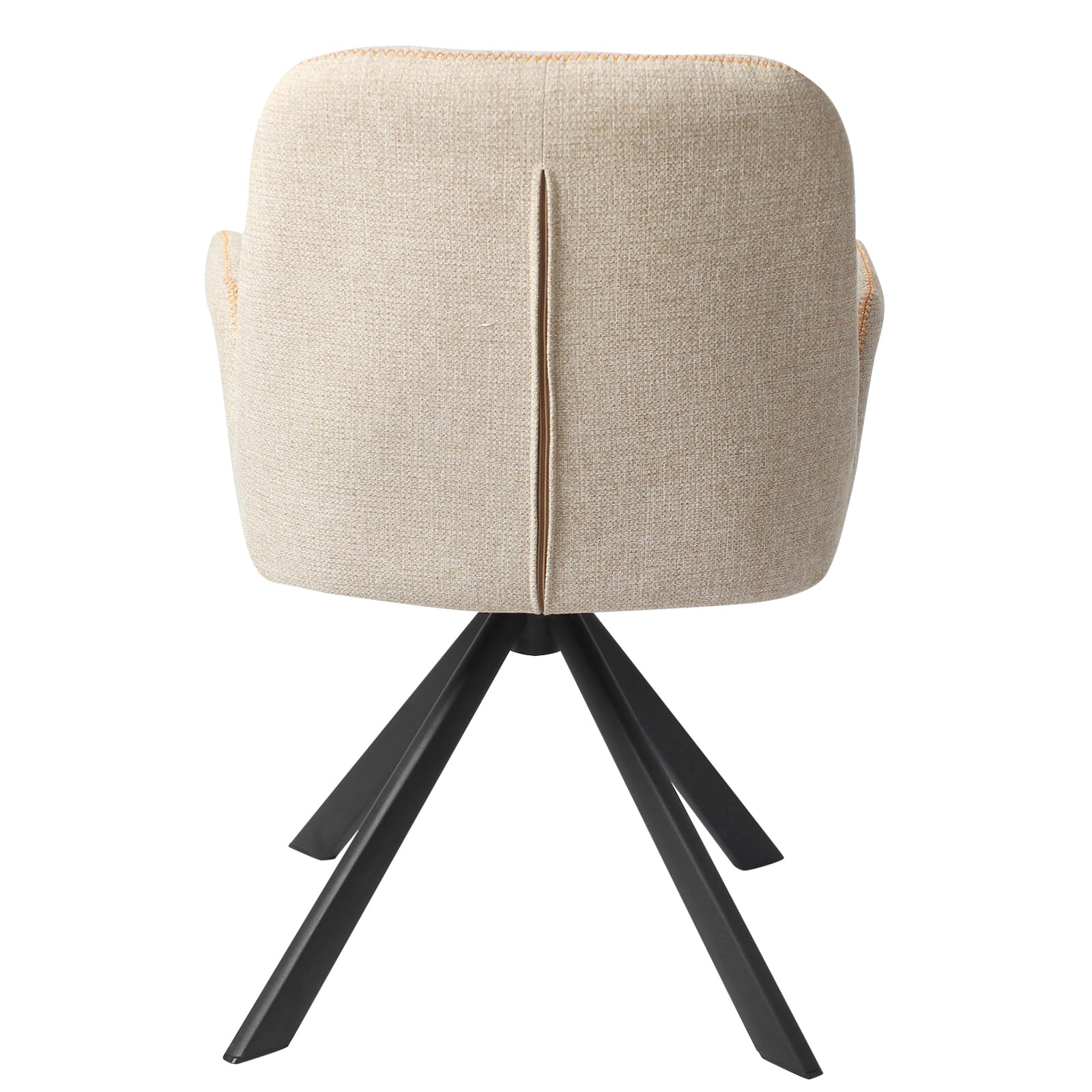 Drehbare Esszimmerstühle 2er Set mit Armlehnen – 360° ergonomische und Bequeme Stühle mit breiter Sitzfläche – Für Esszimmer, Wohnzimmer oder Büro