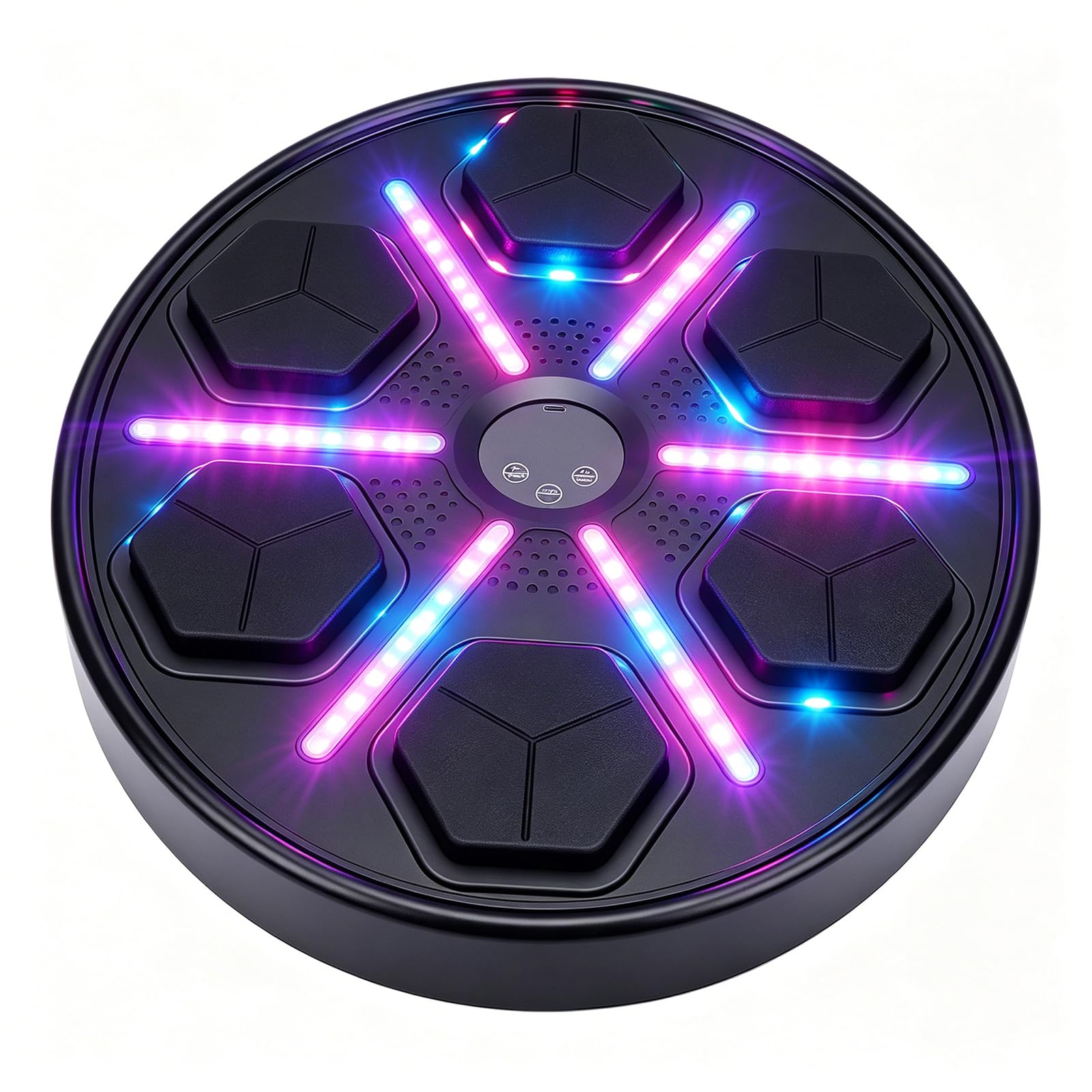 Máquina de Boxeo Musical Interactiva para Adultos Montada en la Pared con Lista de Reproducción BT Sync para Entrenamiento Respuesta Rápida Juegos Fiesta en Gimn