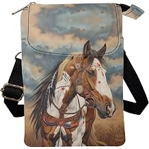 Xpyiqun Canvas Cross-body Bags for Women Small Cellphone Purse Shoulder Handbag