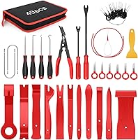 GOOACC 40-Piece Car Trim Removal Tool Kit - No-Scratch Pry Tools, Clip Pliers, Terminal Keys, Hooks & Storage Bag for Easy Auto Interior Repair