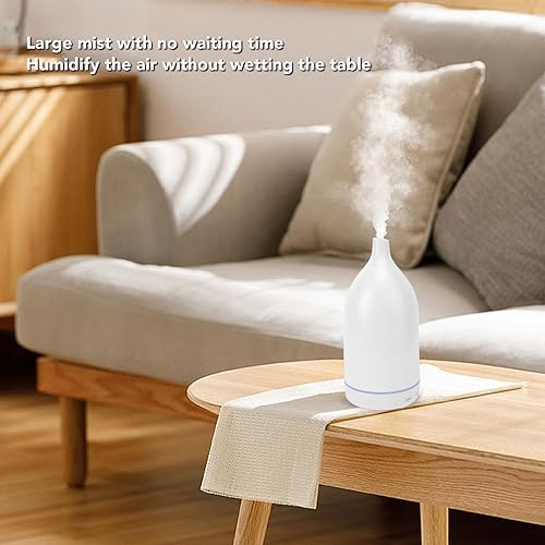 Miniatura 5 de Humidificador difusor de aceite esencial, difusor de aromaterapia de niebla grande de 3.7 fl oz con temporizador inteligente, silencioso para