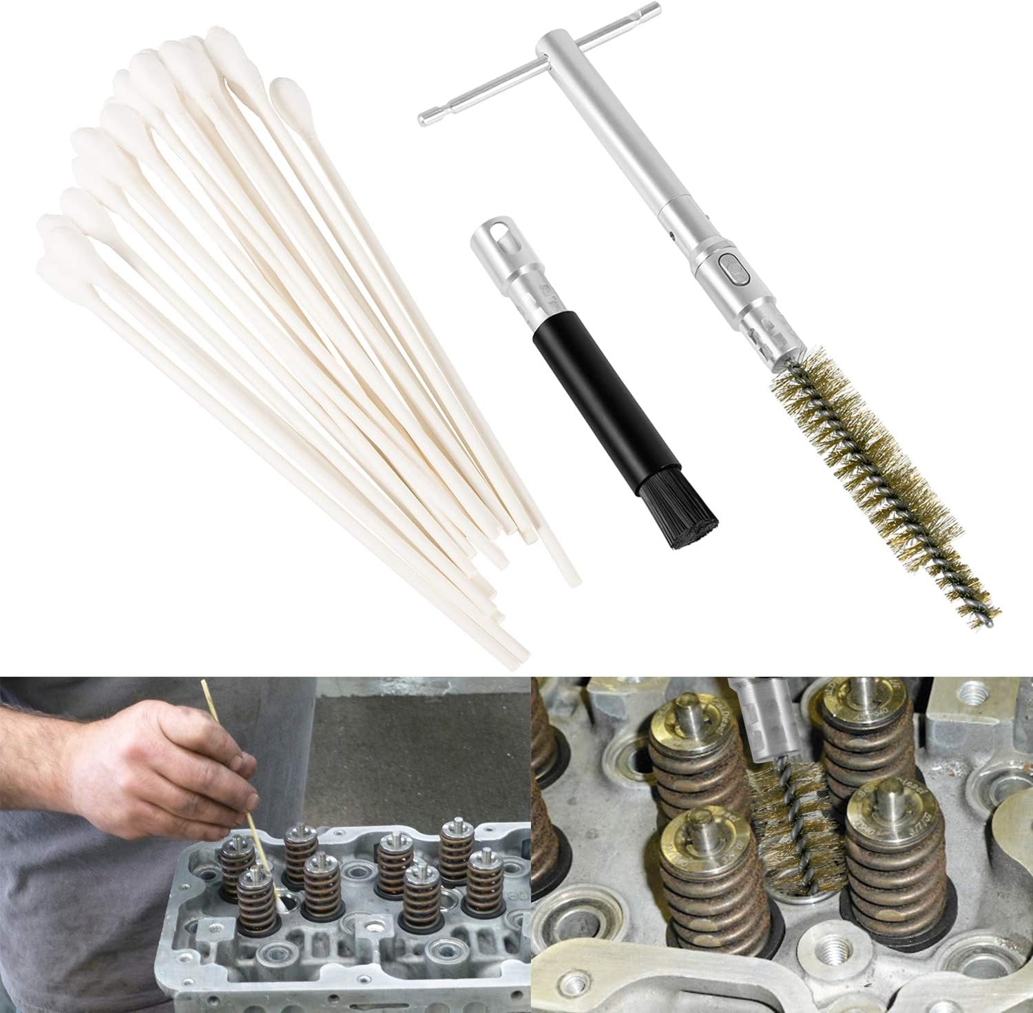 For 6.6L Duramax Diesel Injector Bore Cleaning Brush and