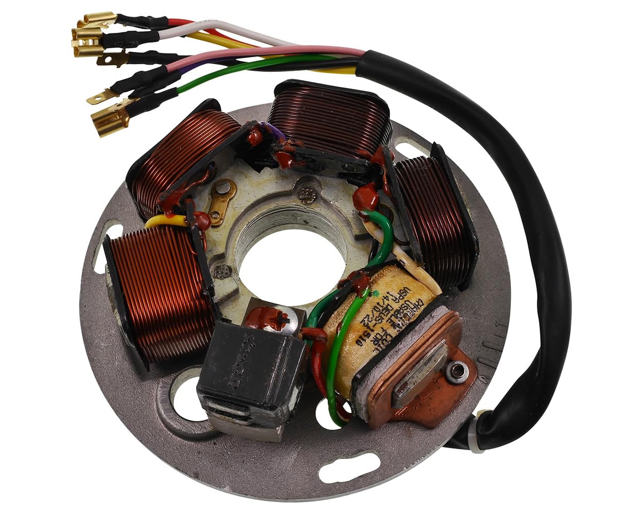 Lichtmaschine Zündgrundplatte kompatibel mit Vespa PX80-200 alt, 5 Spulen