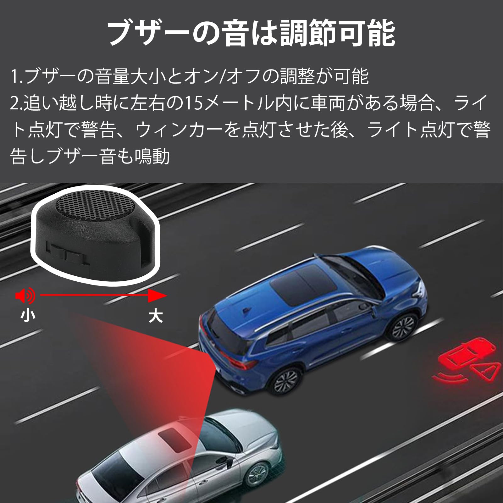 Amazon | Verocis BSD ブラインドスポットセンサー ミリ波レーダー 
