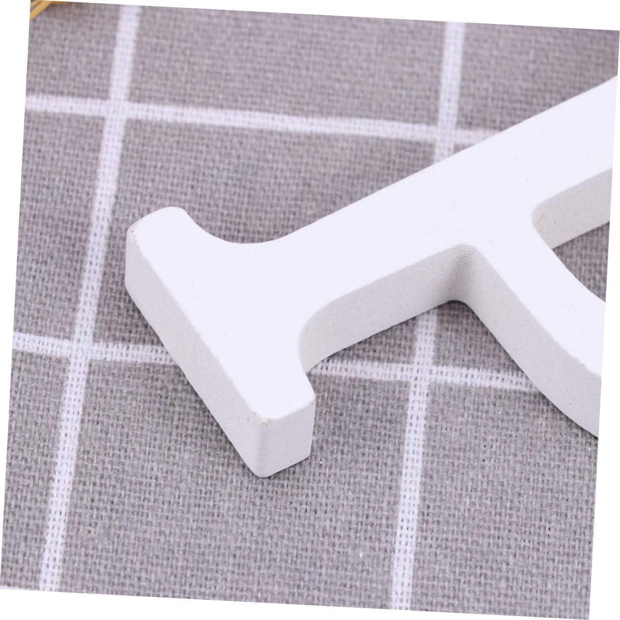 Unomor Wood Letter p Decor White Alphabet for Wedding Birthday Home Decor Creative Table Decoration Material for Parties and Photography Props