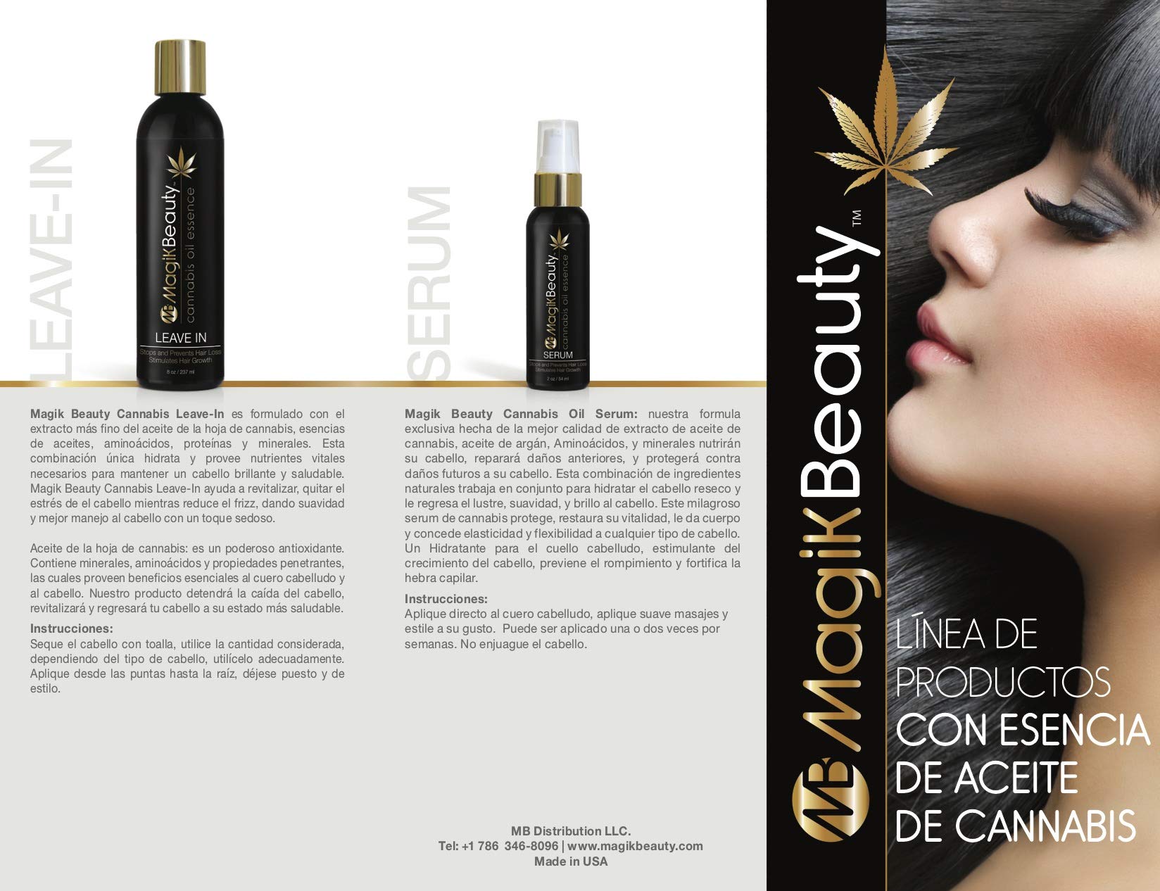 Hemp Oil Botox Hair Growth Hemp Oil Essence BTX4HAIR Growth Capillary Treatment - Stops and Prevents Hair Loss - Stimulates Hair Growth