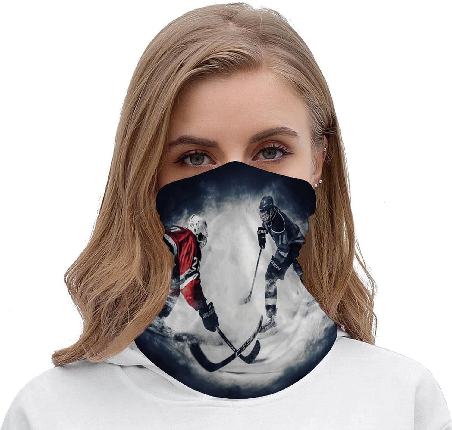 Sun Protection Neck Gaiter Ice Hockey Art Balaclava Fishing Mask Hiking Cycling Sports Scarf