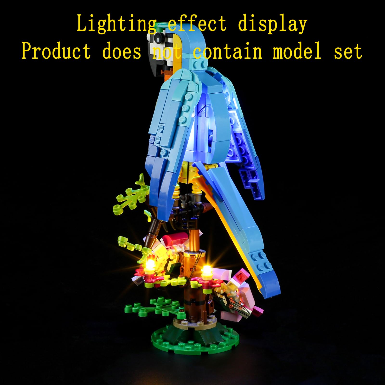 GEAMENT LED Light Kit Compatible with LEGO Exotic Parrot - Lighting set for Creator 31136 (Model Set Not Included) - Image 4