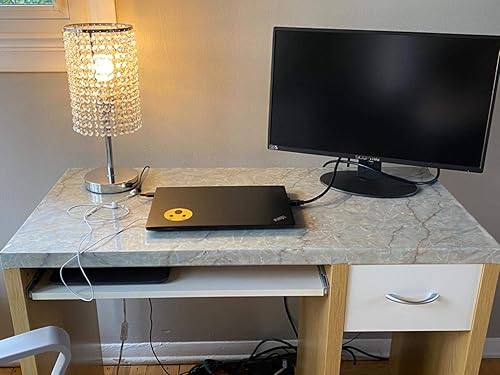 Miniatura 4 de RANRAN Papel de contacto de mármol para encimera, impermeable, papel de seda de hielo de jade, papel tapiz autoadhesivo para despegar y pegar, papel