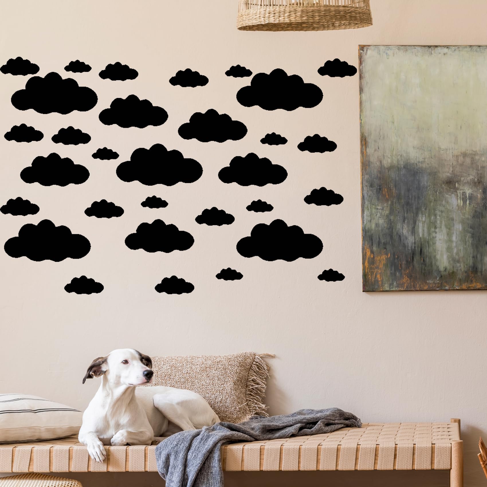 Adesivi Murali Nuvole Per Camera Dei Bambini - 40 Pezzi, Facili Da Applicare E Rimuovere - Foto 2