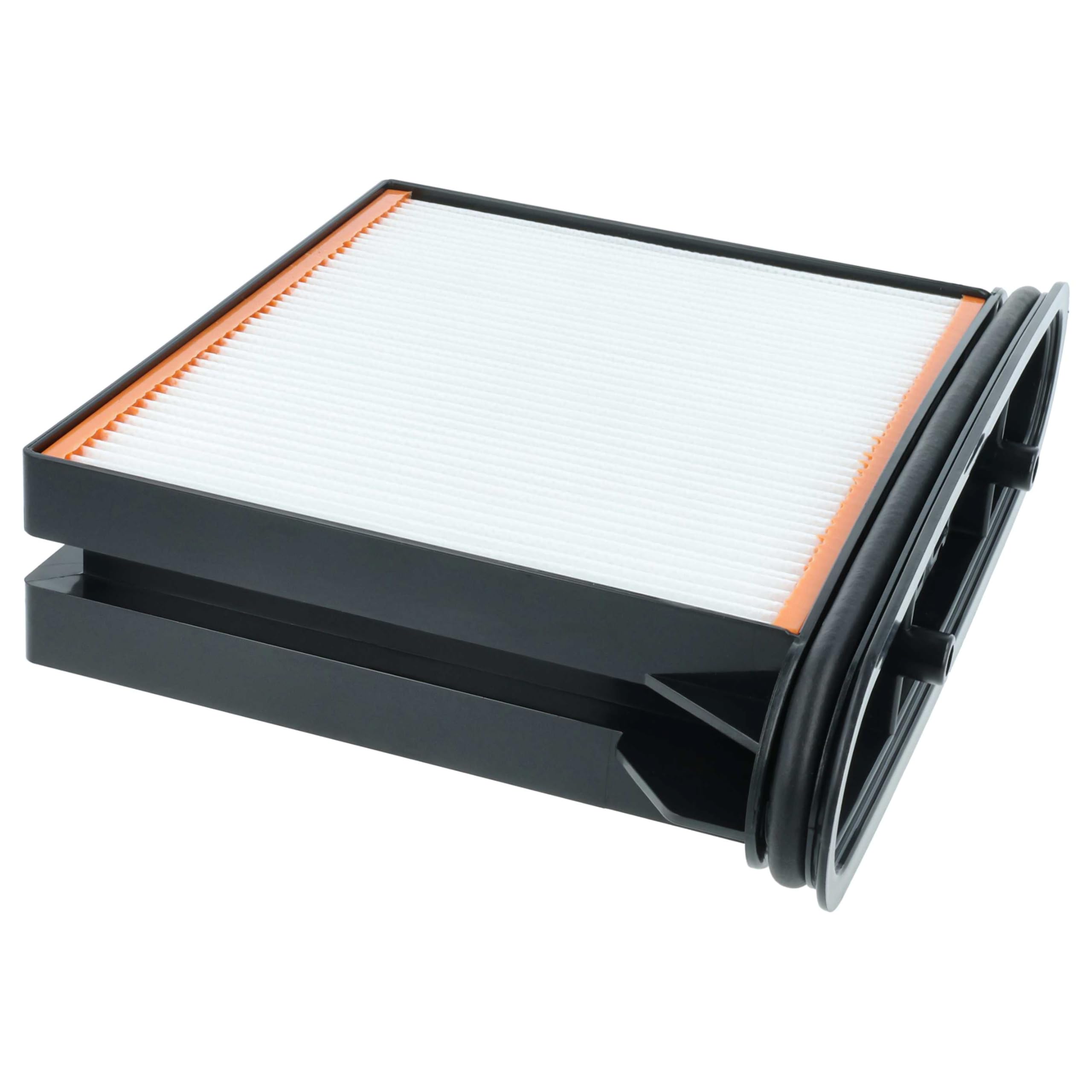 vhbw Filtro plisado plano H11 compatible con Starmix FK 4300 aspiradora industrial, seco y húmedo - Elemento filtrante
