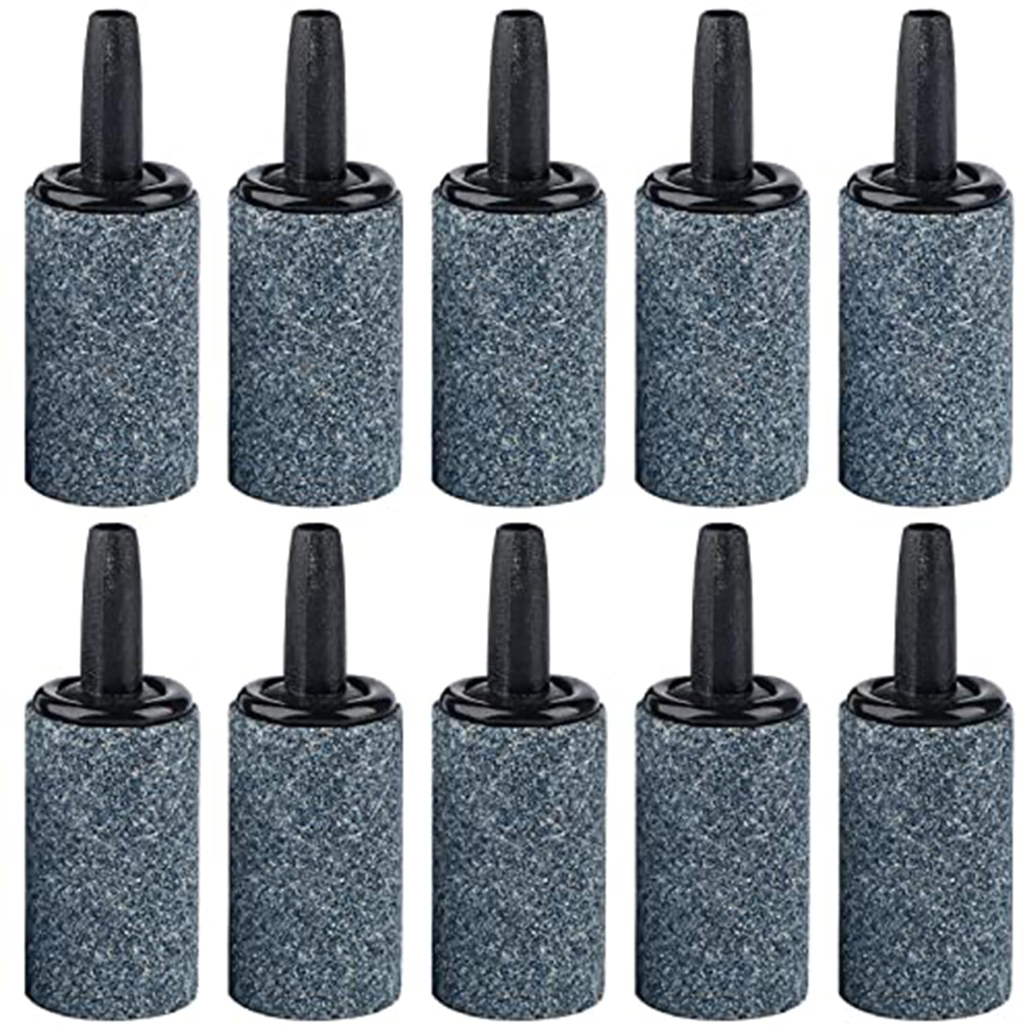 Cature 1 Inch Air Stone 10 Pieces Cylinder Bubble Diffuser Airstones for Aquarium Fish Tank Pump and Hydroponics (Color - Grey/Blue)(10 PCS) (B0CW3JZF4G) Amazon Price History, Amazon Price Tracker