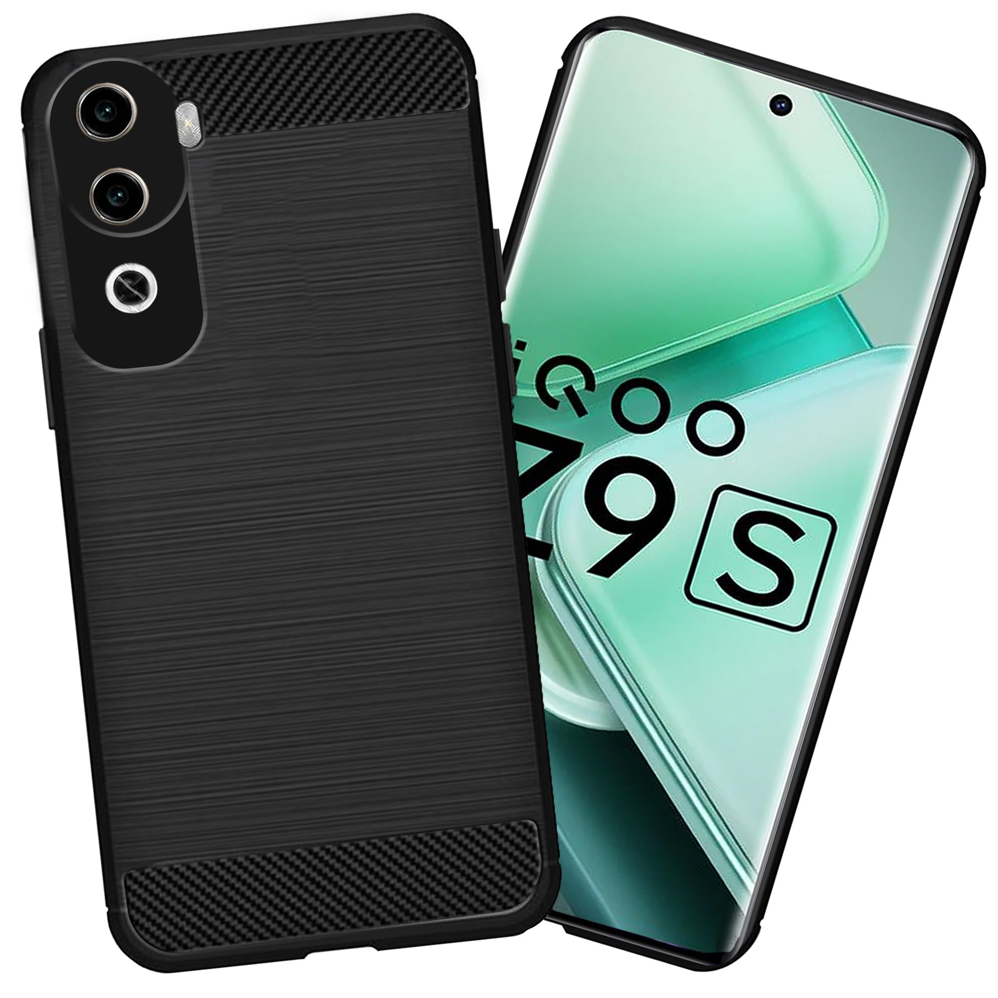 Knotyy IQOO Z9s 5G Back Cover | Hybrid Shock Proof Case Cover| Matte Soft Silicon Flexible | Stylish and Finishing Back Cover | Anti-Slip Grip Cover (Black) (B0DGGNNGB2) Amazon Price History, Amazon Price Tracker