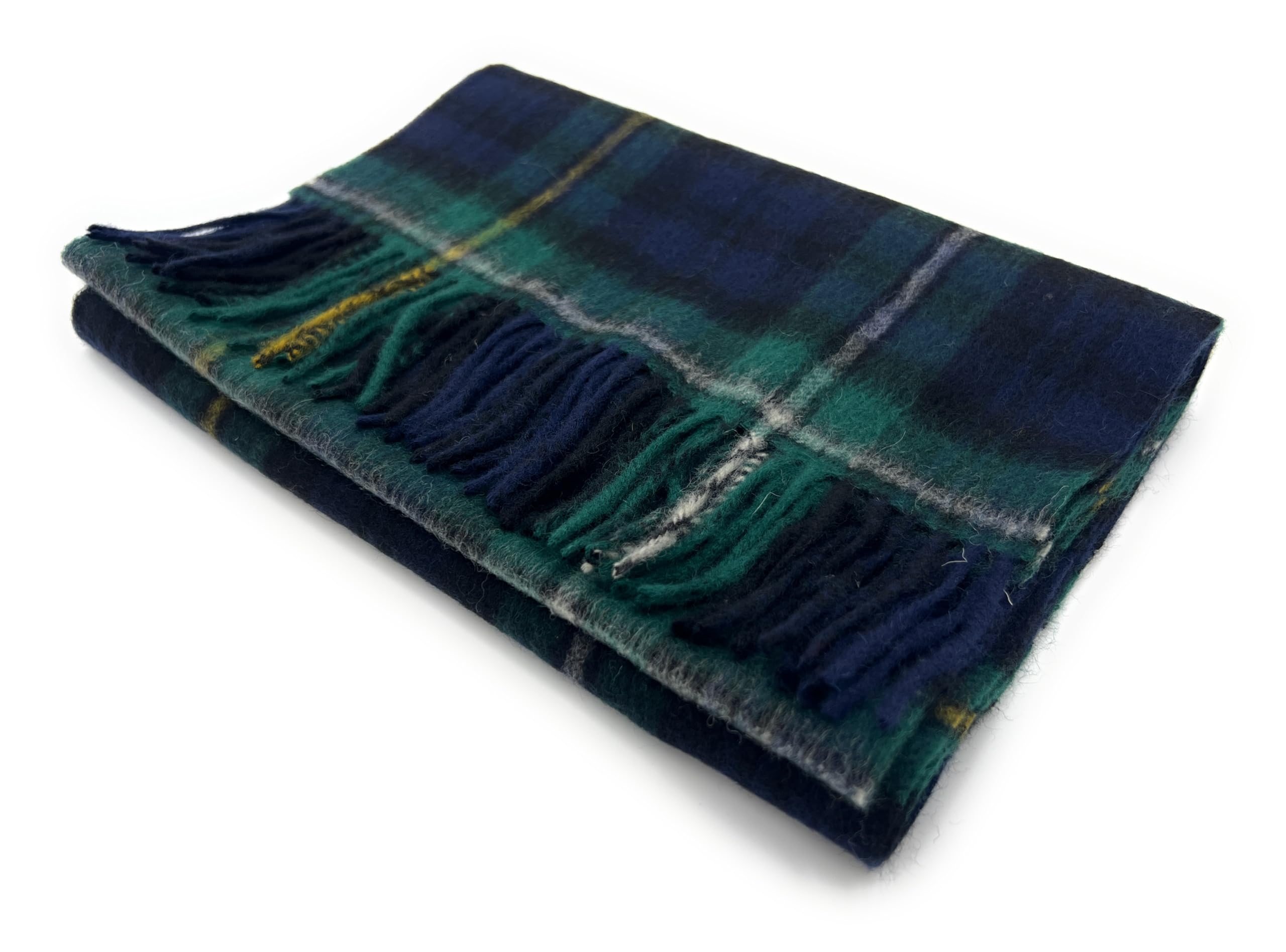 100% Soft Lambswool Clan Tartan Scarf Unisex 30cm x 180cm (Campbell Of Argyll)