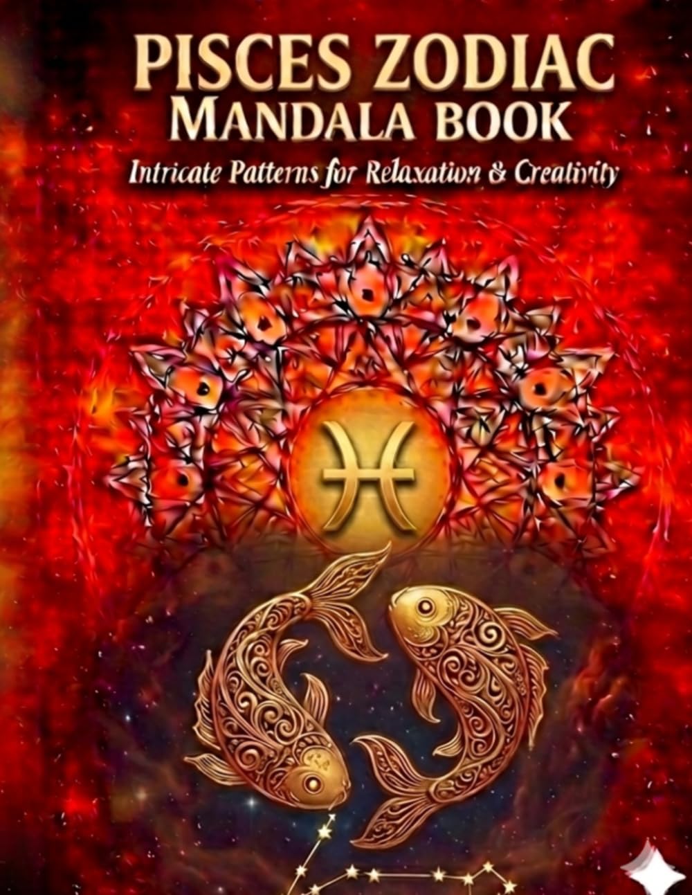 Pisces Zodiac Mandala Book: Intricate Patterns for Relaxation & Creativity (Zodiac Mandala Series)