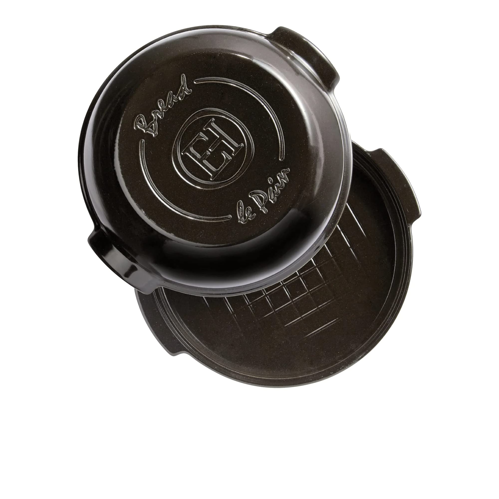 Emile Henry EH795507 Moderne Glocke, rund, Brotbackkohle, Keramik